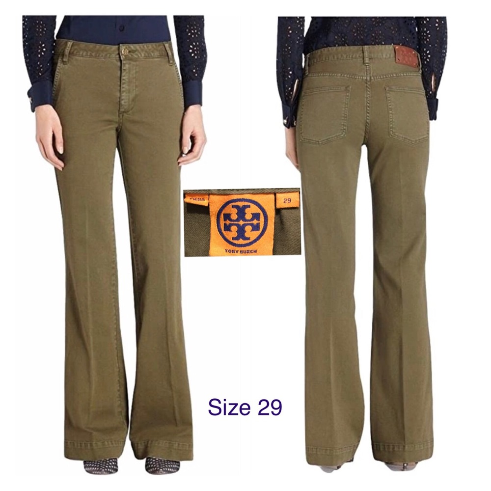 TORY BURCH High Rise Flare Pants Size 29
